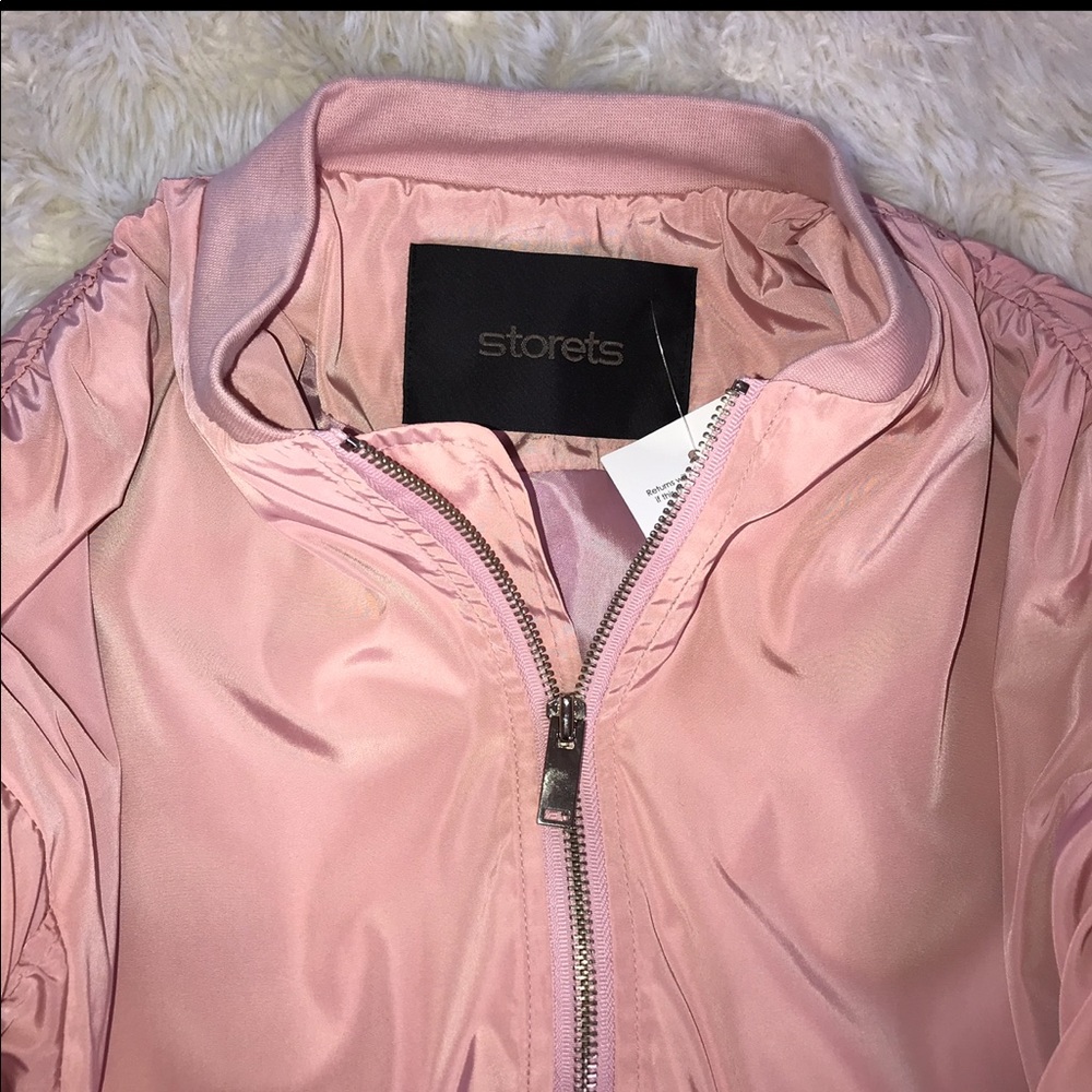 STORETS Satin Bomber Jacket - Picture 5 of 7